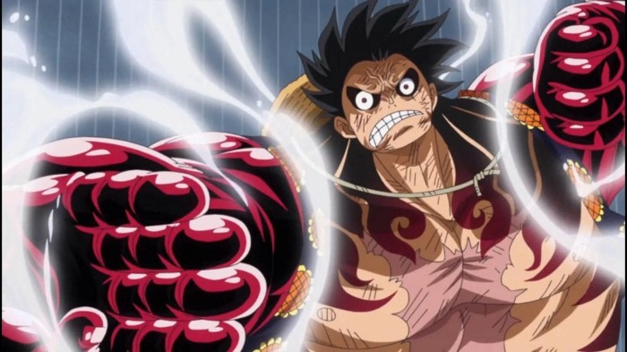 When does luffy use gear 4 in one piece