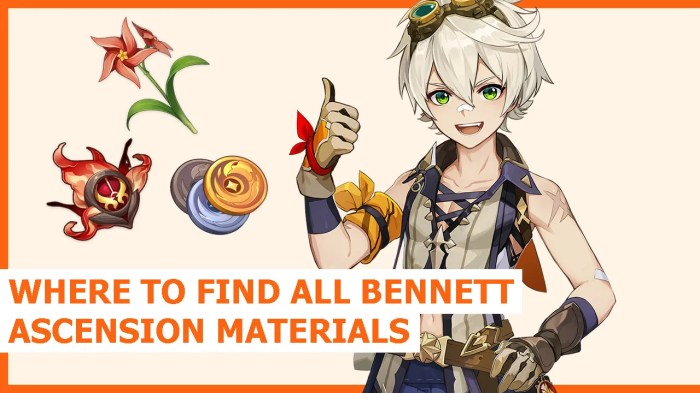 Bennett materials farming guide