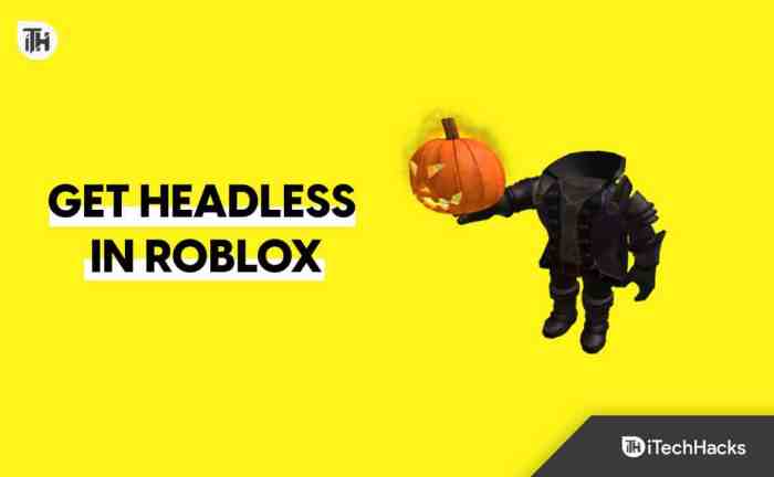 How much is headless on roblox