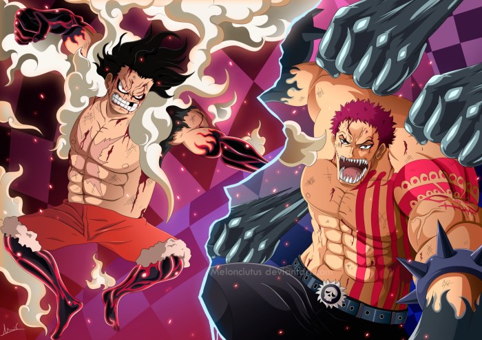 In what episode does luffy fight katakuri