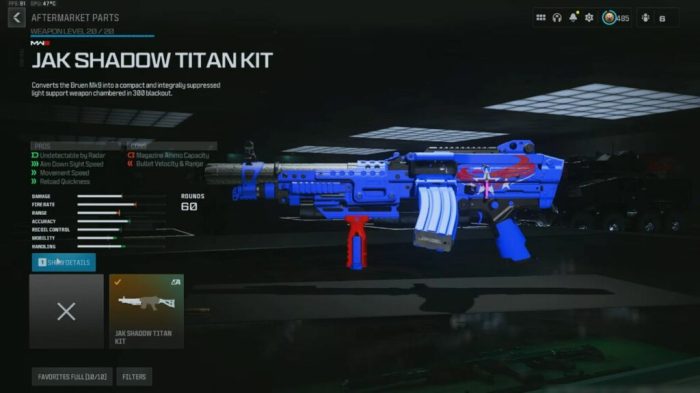 Unlock jak shadow titan kit mw3