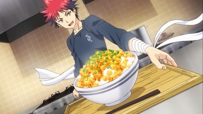 Best cooking anime shows food wars