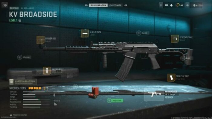 Kv broadside loadout mw3 warzone