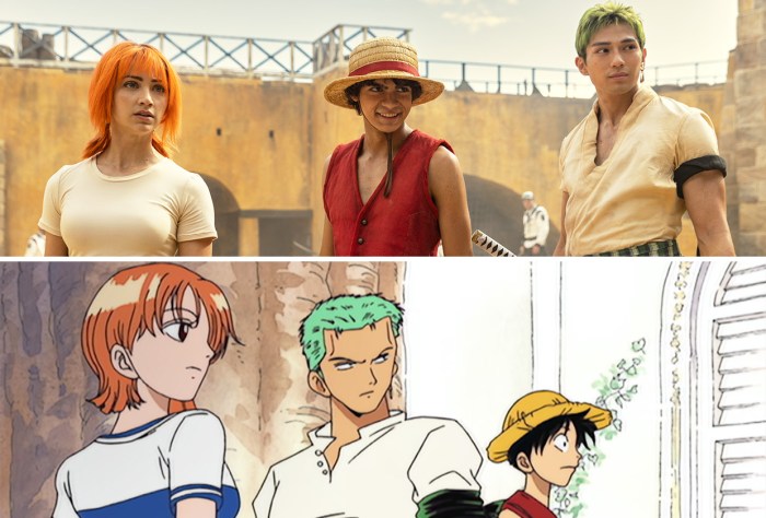 One piece live action versus anime ending