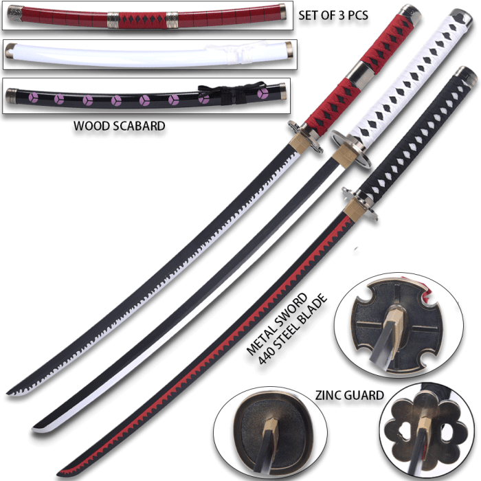 One piece zoro swords