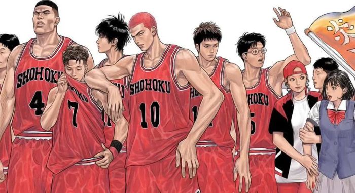 Where did slam dunk end manga anime